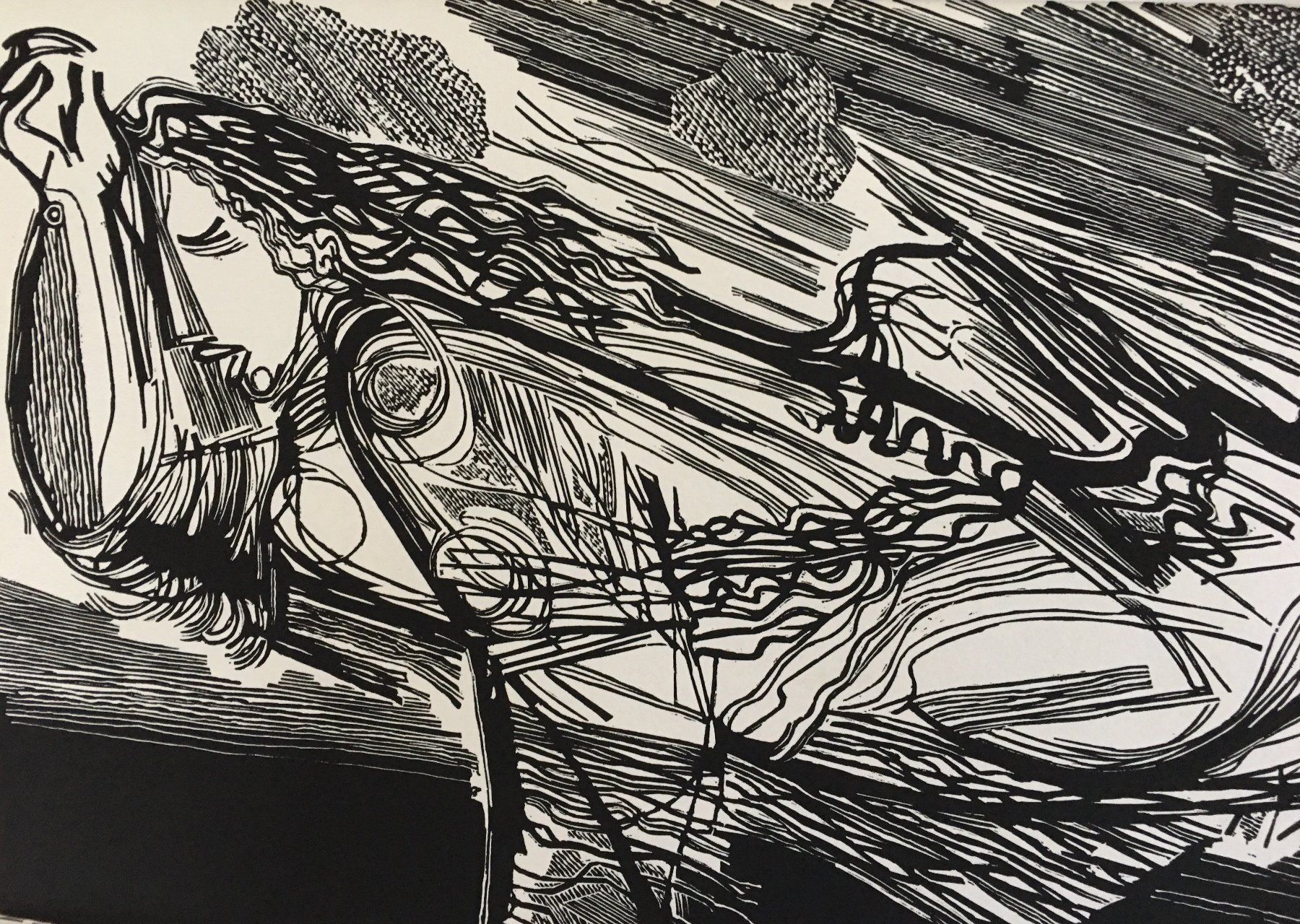 Xilografie: Hans Orlowski   "Orpheus und Eurydice" – Usato da Nennigkofen venduto da juhit 3