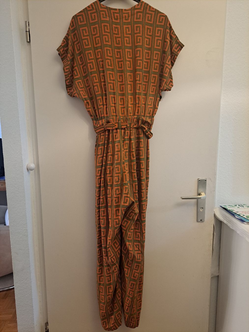 Tute: Combinaison Genesis imprimé géométrique orange vert taille M – Usato da Chêne-Bourg venduto da mar_p5n7 4