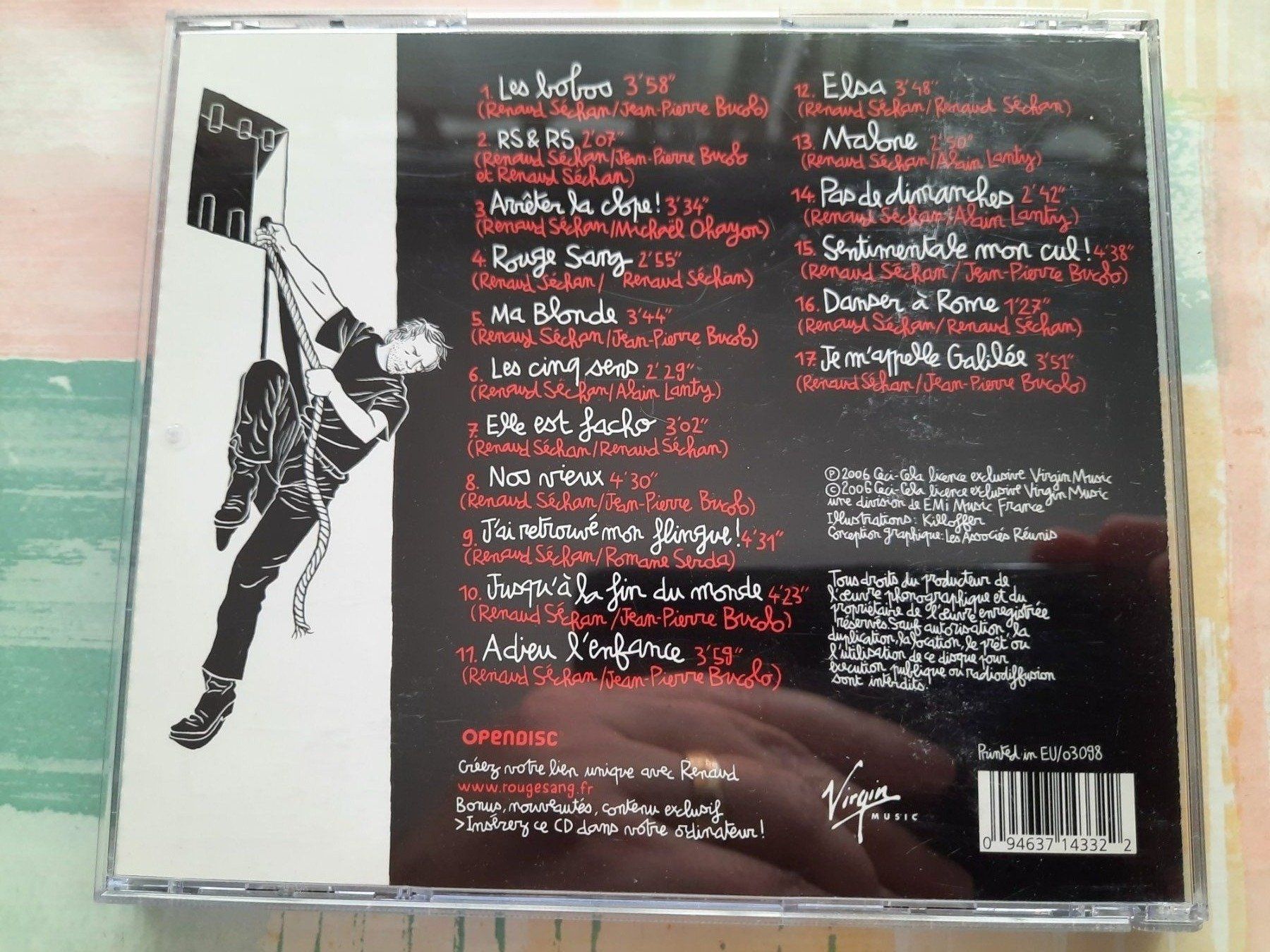CD: CD Renaud - Rouge sang – Usato da Pully venduto da bro_n52j 1