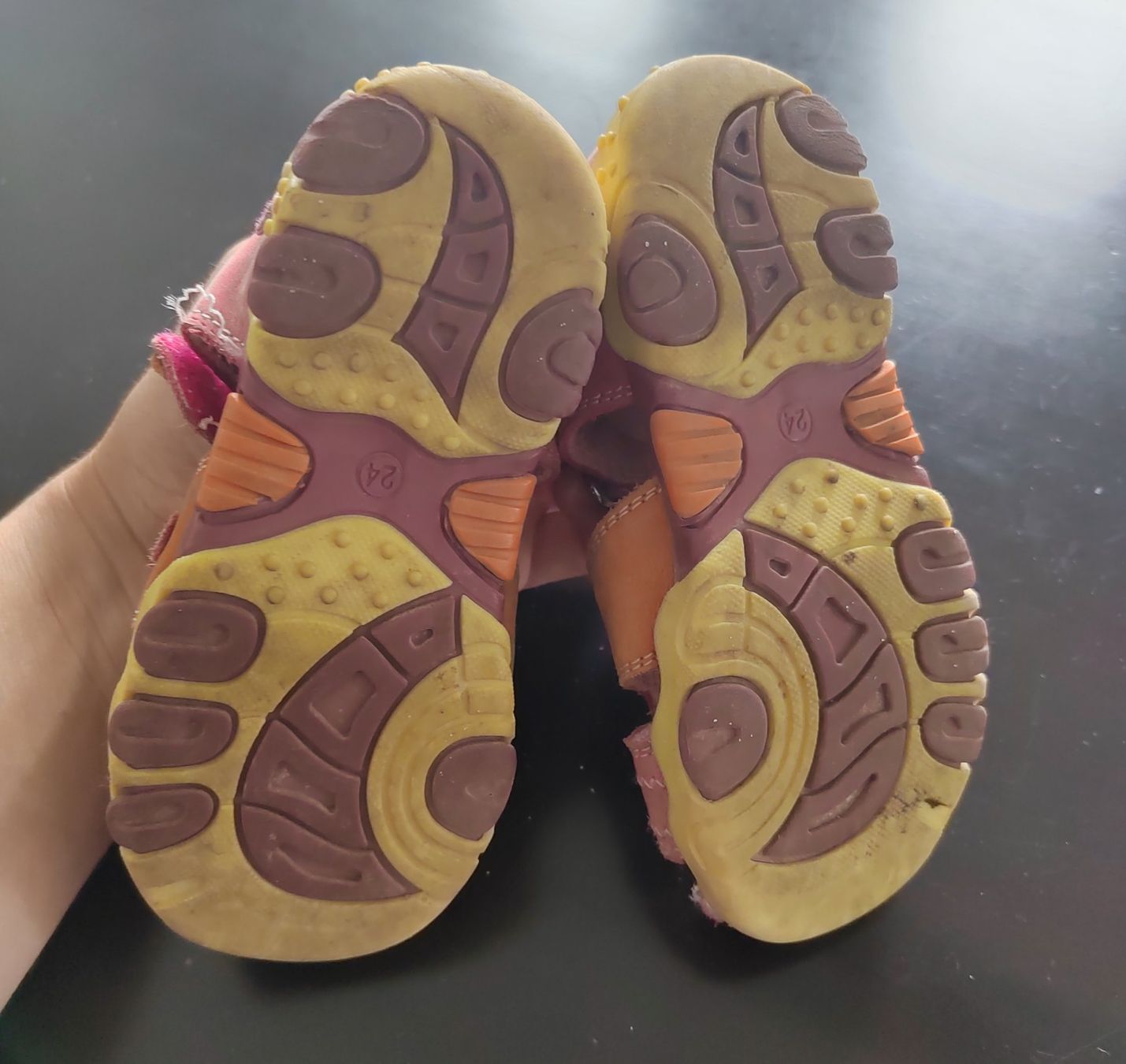 Scarpe per ragazze: Sandalen Bären-Schuhe, echt, Leder, Grösse 24 – Usato da Einsiedeln venduto da pattymary 2