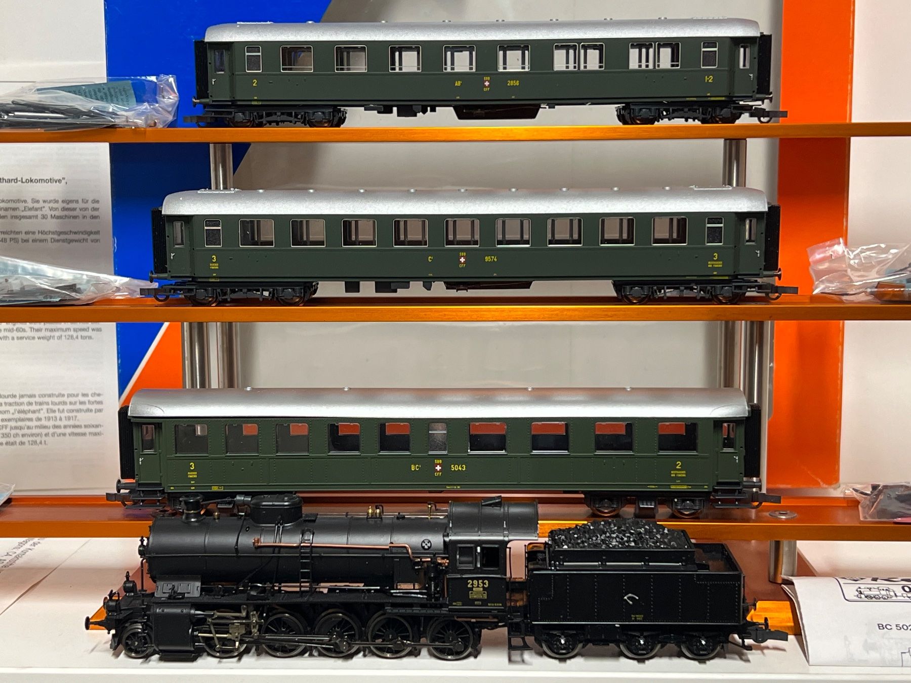 Roco Modellini di ferrovie: Roco 63010 SBB-SET C5/6  H0 DC Analog – Nuovo (secondo la descrizione) da Geroldswil venduto da TopTrain54 1