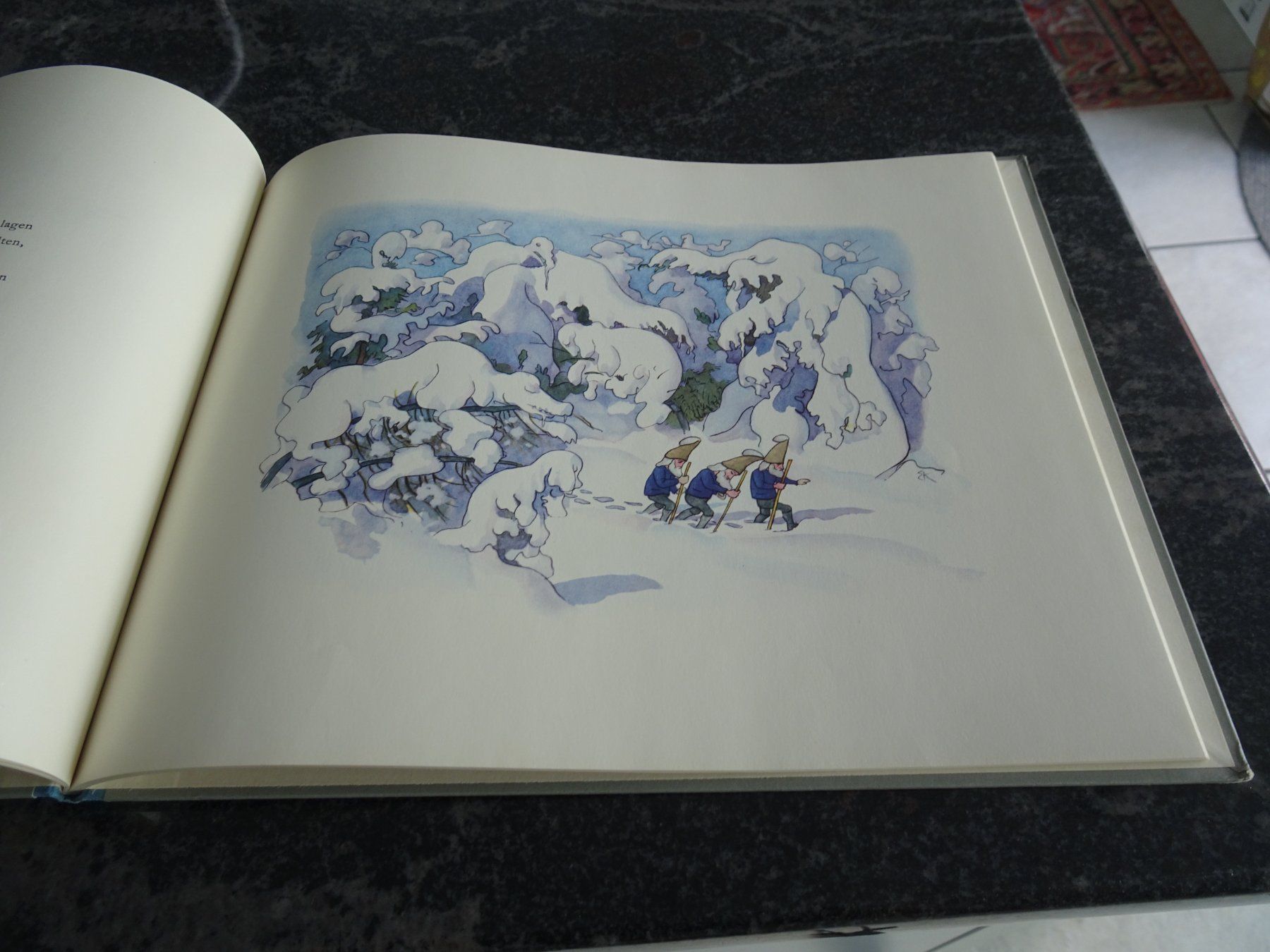 Libri: Wintermaerchen von E. Kreidolf, Rotapfel 1954 Selten – Usato da Zürich venduto da Roulet 4