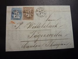 Strubel 22 + 23 sur lettre (5053)