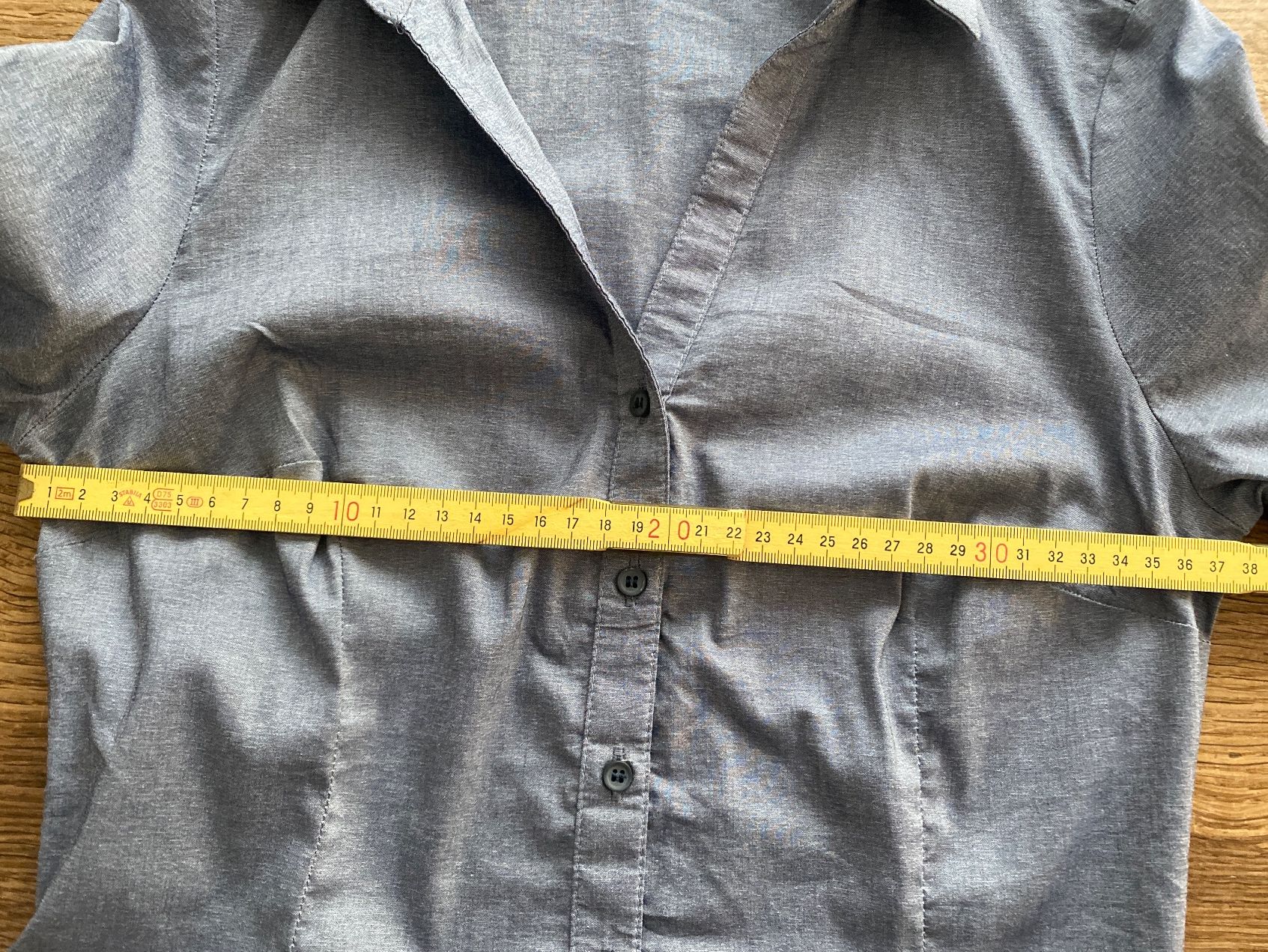 Orsay Camicette: ORSAY HEMD/BLUSE Gr.36/S / tailliert / rauchblau meliert – Usato da Frauenfeld venduto da Boldi46 5