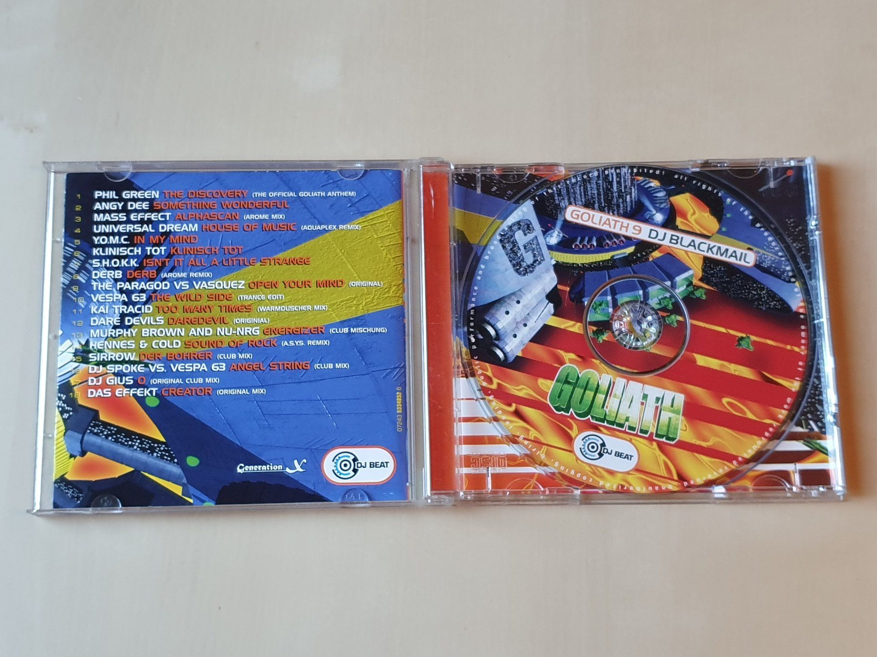 CD: Goliath Part 9 DJ Blackmail – Usato da Stansstad venduto da collectorsshop 2