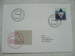 9.9.99 Eröffnung Swiss Stamp Open, Winterthur, Schnapszahl