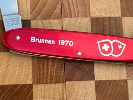 Victorinox ELINOX Aluschalen Taschenmesser Brunnen 1970
