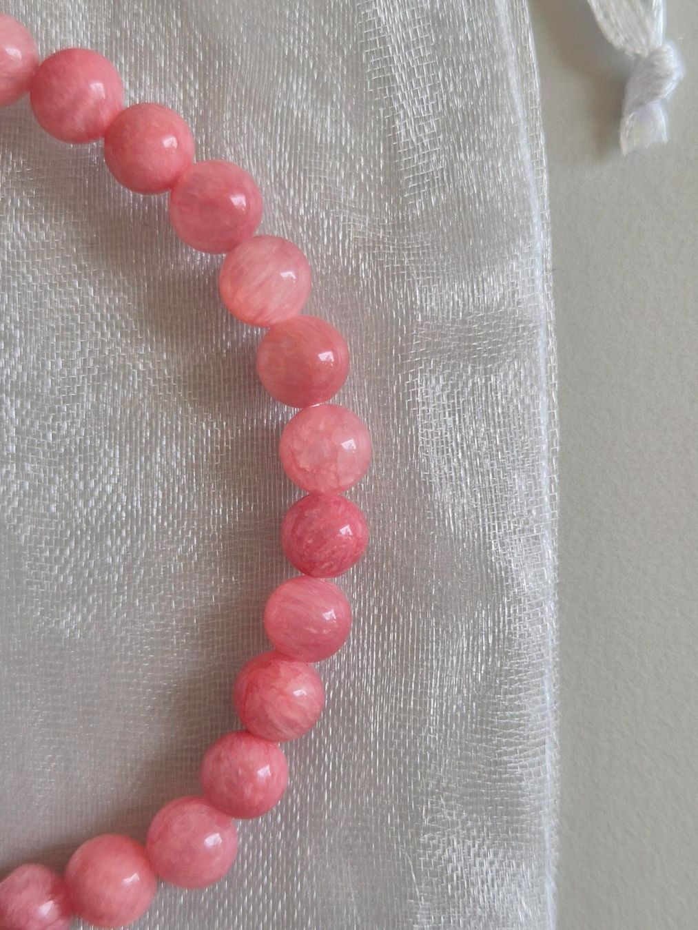 Bracciali & Braccialetti: Rhodochrosit Armband 6mm – Nuovo e nell'imballaggio originale da Rüti ZH venduto da pep_l9zp 3