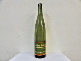alte Flasche OBSTWEIN MOUSSIEREND MOSTEREI BÜMPLIZ