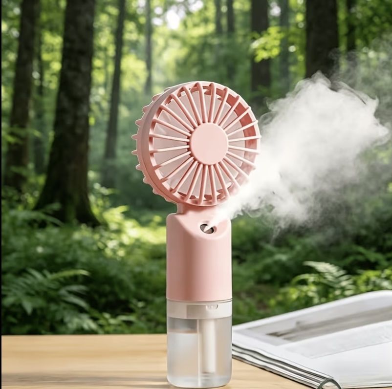 Ventilatoren: Mini Ventilator mit Sprühfunktion rosa – Gebraucht aus Zürich von naz_h8jw 1