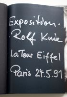 RAR Knie Rolf limit. Paris La Tour Eiffel Exposition