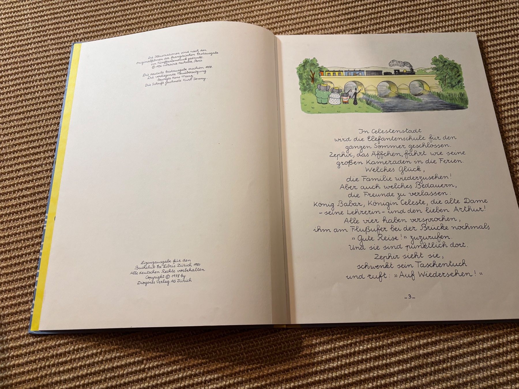 Libri: ZEPHIR MACHT FERIEN - Jean de BRUNHOFF – Usato da Langenthal venduto da Riccardamax 3