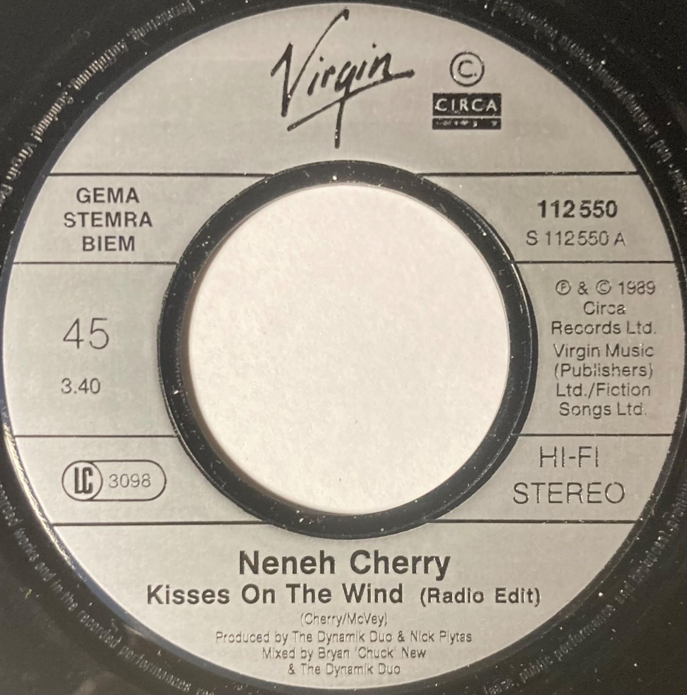 Dischi in vinile: NENEH CHERRY - KISSES – Usato da Poliez-Pittet venduto da Newtown-Records 2