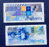 Nr.1220/1221 Stempel Sondermarken 100 Jahre Schweizerische 