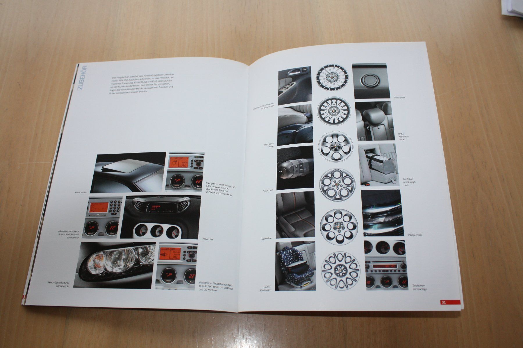 Alfa Romeo Documenti: Alfa 156 CH-Prospekt Broschüre 2/2004 – Usato da Wikon venduto da erwin400 9