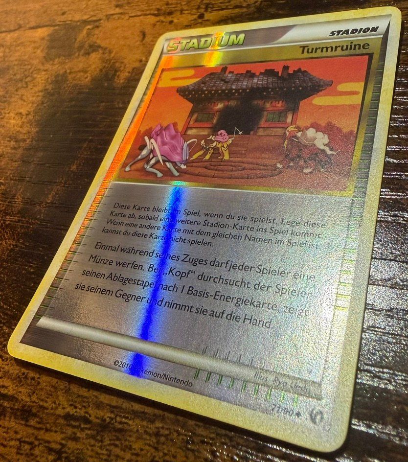 Pokémon Carte collezionabili: Turmruine Reverse Holo 71 – Usato da Zürich venduto da PEACECOCOON 1