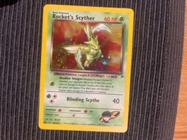 Pokemon Rocket‘s Scyther Holo mini Swirl Gym Heroes