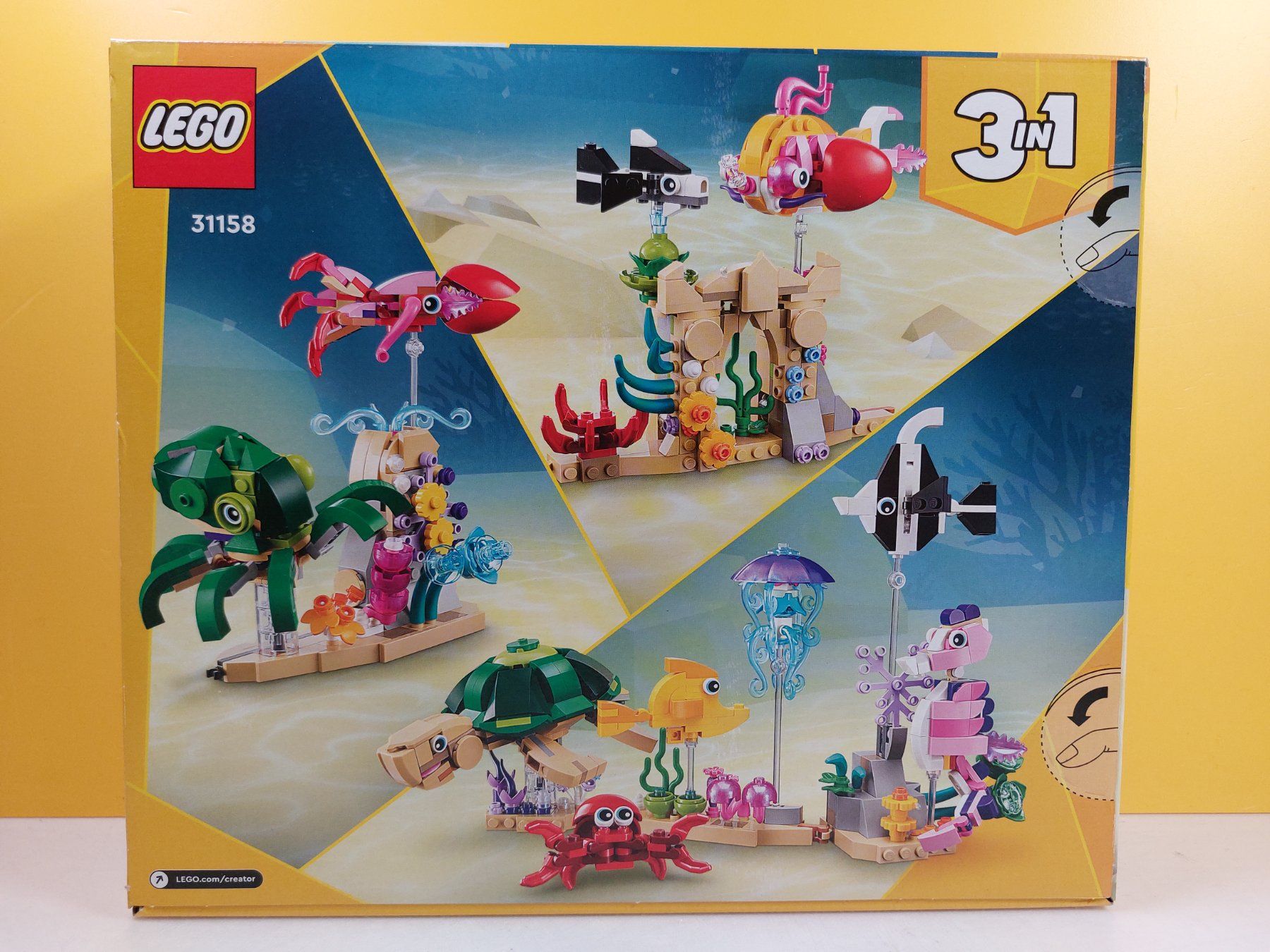 Lego Baukästen: LEGO Creator 31158 Meerestiere NEU – Neu und originalverpackt aus St.Gallen von TinasBauundSpiel 1