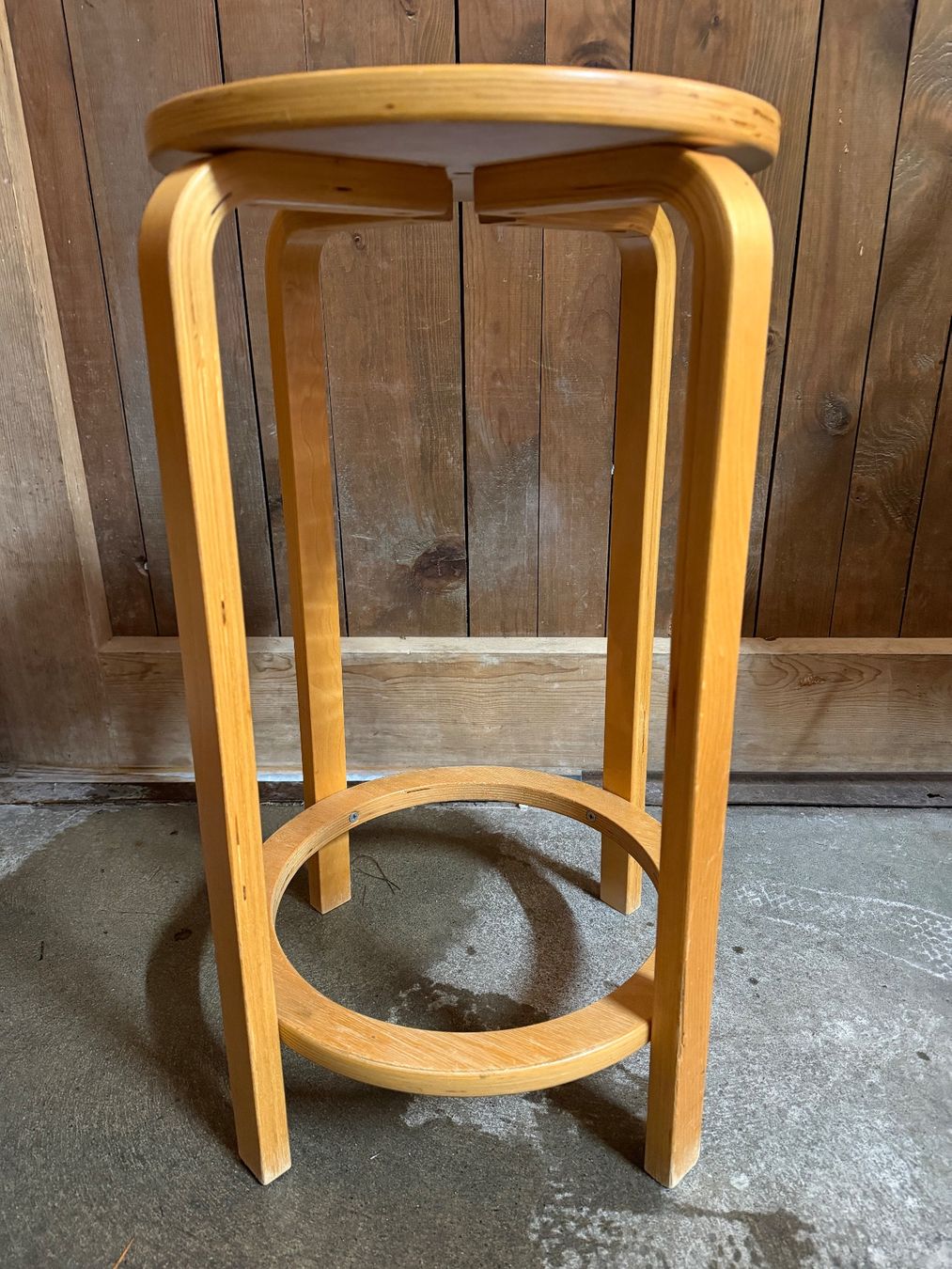 Hocker: 2 Holz Barhocker / Alvar Aalto? – Gebraucht aus Otelfingen von Yossi-68 6