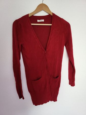 Cardigan dunkelrot Gr. S