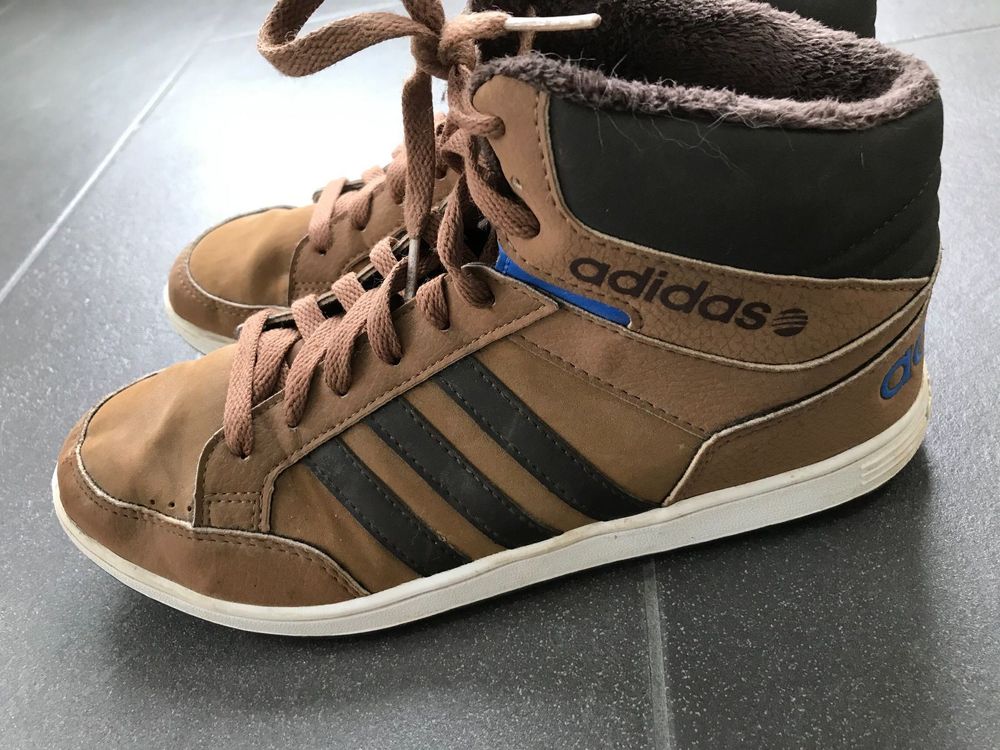 Adidas neo label mid cut shop braun