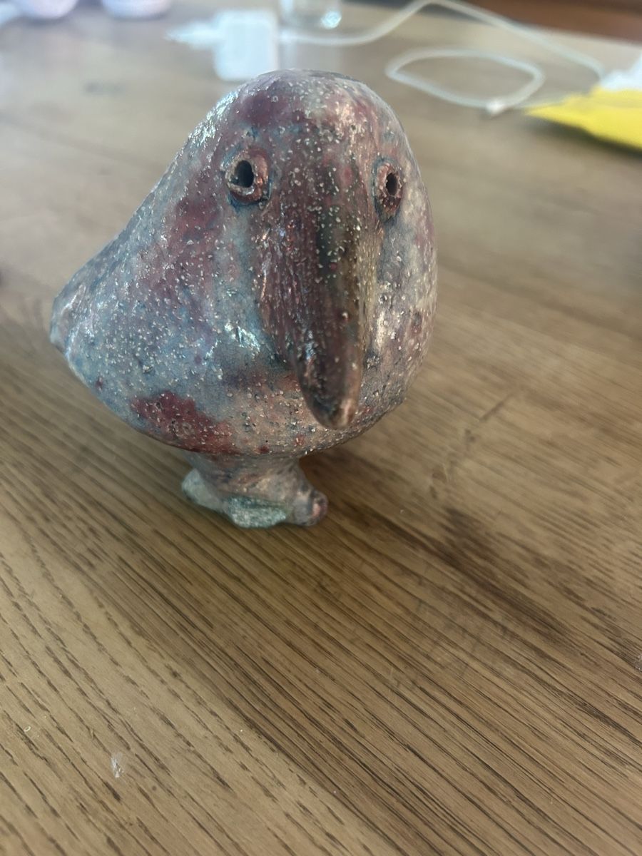 Statuette: Keramikfigur Vogel Ueli Schmutz – Usato da Bern venduto da miafilippa01