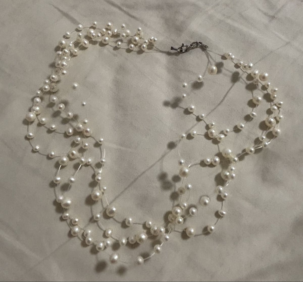 Perles (synthétiques): Perlen Collier mit Silber Verschluss – D'occasion à Zollikerberg par Jvac2 1