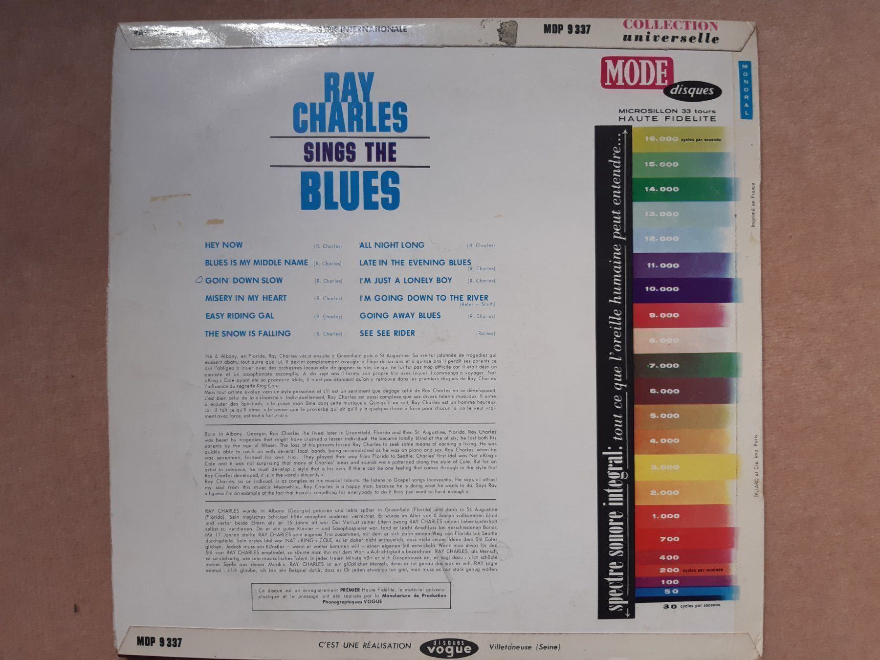 Dischi in vinile: Ray Charles sings the Blues – Usato da Chur venduto da adamante 1