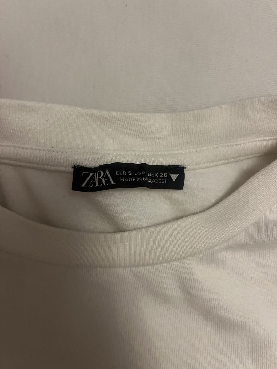 Zara T-Shirts: ZARA Basic Shirt, Gr. S, Weiss, neuwertig für den Sommer! – Neu (gemäss Beschreibung) aus Zürich von Zhau.53 1