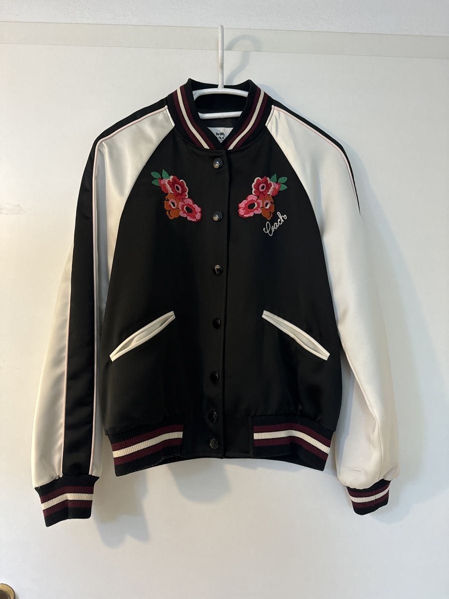 Coach Giacche: Coach black silk jersey jacket – Nuovo (secondo la descrizione) da Forch venduto da msf_p97c