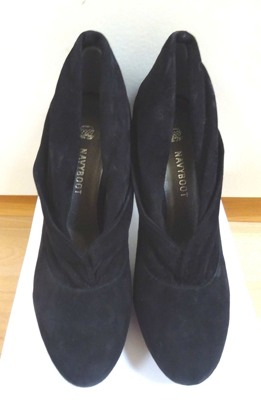 Navyboot Scarpe da donna: Navyboot - Neue Leder Pumps  - schwarz - Gr. 39 – Nuovo (secondo la descrizione) da Zofingen venduto da Justizia_01 2