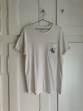 CALVIN KLEIN - Vintage T-Shirt offweiss M