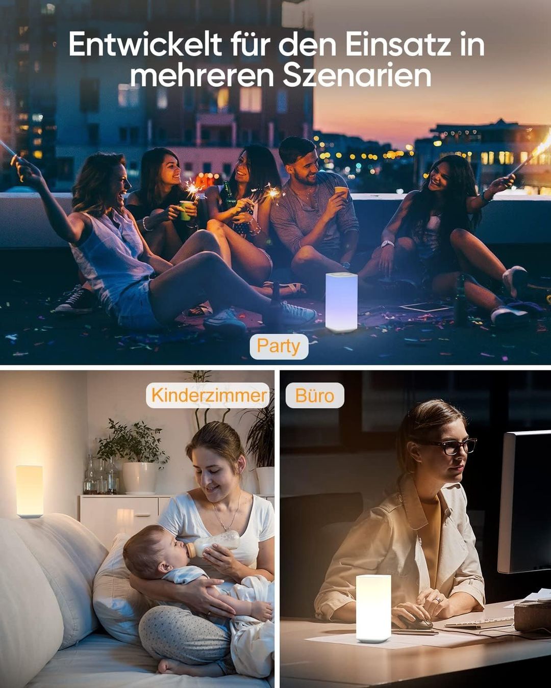 Lampade: Nachttischlampe Touch Dimmbar – Nuovo e nell'imballaggio originale da Nuglar venduto da SaleRitter 5