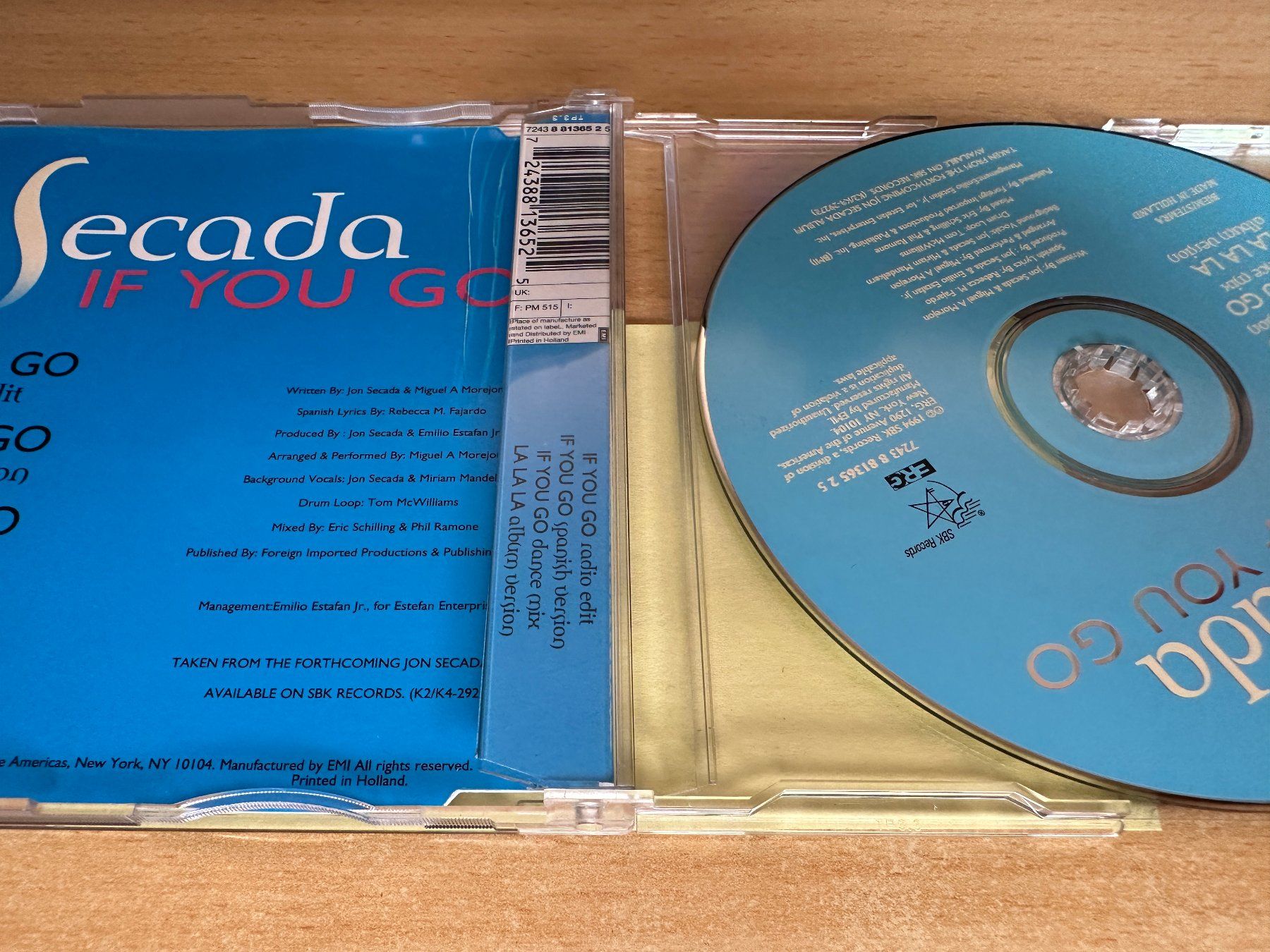 CD: Jon Secada – If You Go - Single CD – Usato da Rikon im Tösstal venduto da Alpenmutz 1