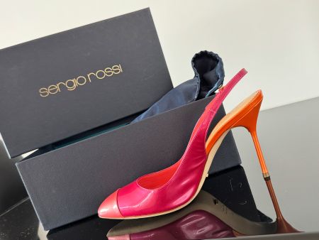 Sergio Rossi High Heels – Italian Glamour in Pink & Orange