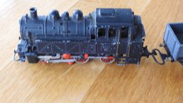 WESA Spur 13mm Dampflok mit 2 Wagen