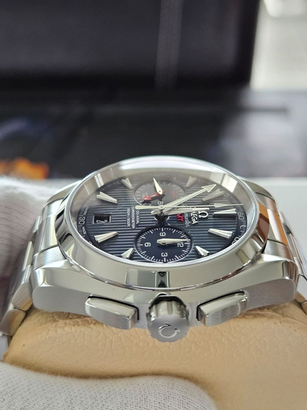 Omega Uhren: Omega Seamaster Aqua Terra GMT Chornograph – Neu (gemäss Beschreibung) aus St. Silvester von gbgmbh 3