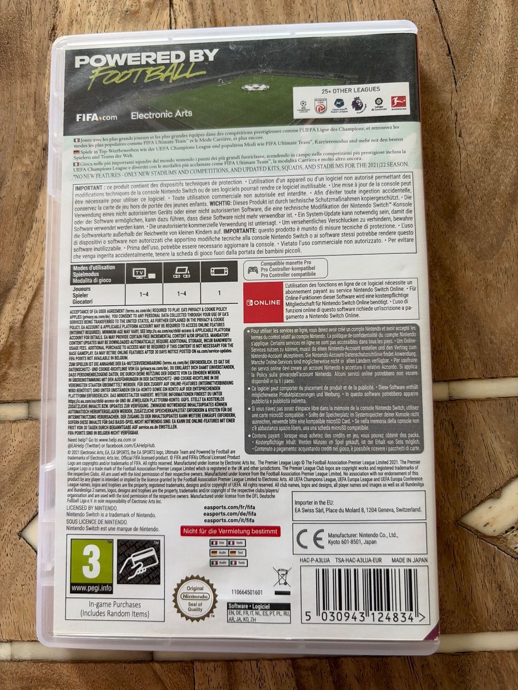 Nintendo Giochi: Nintendo Switch FIFA 22 Legacy Edition – Usato da Oberweningen venduto da Achille.3 1