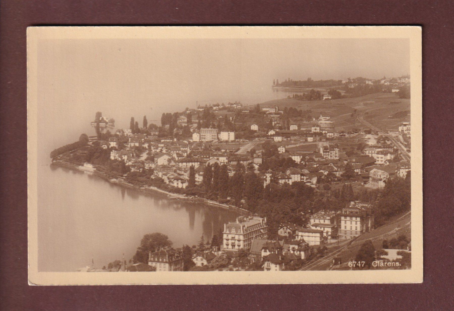 Cartoline postali: CLARENS – Usato da Pully venduto da nicecards