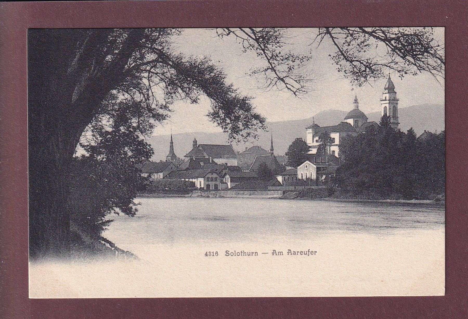 Cartes postales: SOLOTHURN - Am Aareufer – D'occasion à Pully par nicecards