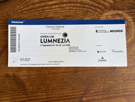 Open Air Val Lumnezia 3 Tages Pass Ticket