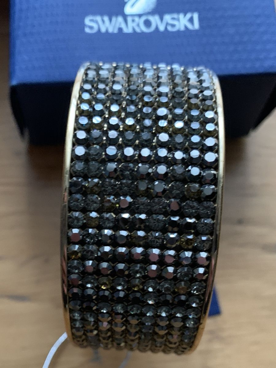 Swarovski Bracciali & Braccialetti: Swarovski Armreifen / Gold Farbe – Usato da Biel/Bienne venduto da Katja01112 1