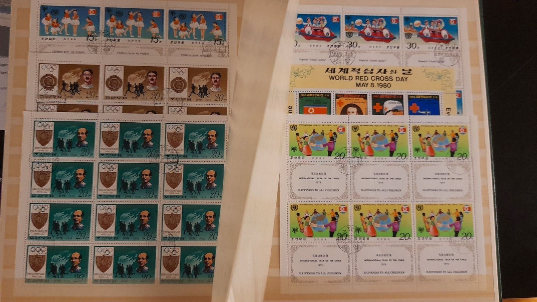 Tutti i francobolli: Sonderblocks Korea mit Album – Usato da Balgach venduto da SIMEON27 2