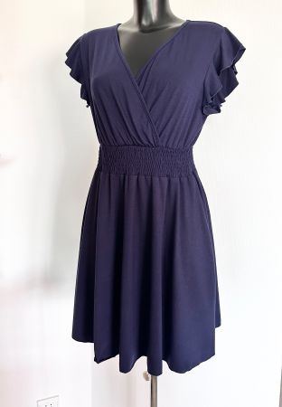 NEU 💜 Gr M 38/40 Sommerkleid dunkelblau Kleid