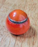 Boîte vintage style bakélite orange – Vintage Art déco