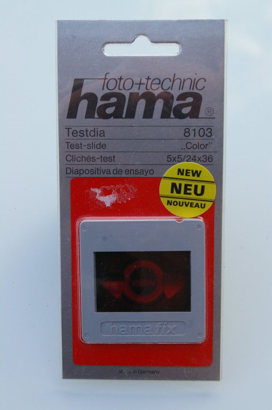 Labor & Dunkelkammer: Testdia   hama foto+technic – Neu und originalverpackt aus Niederurnen von mowgli_1963