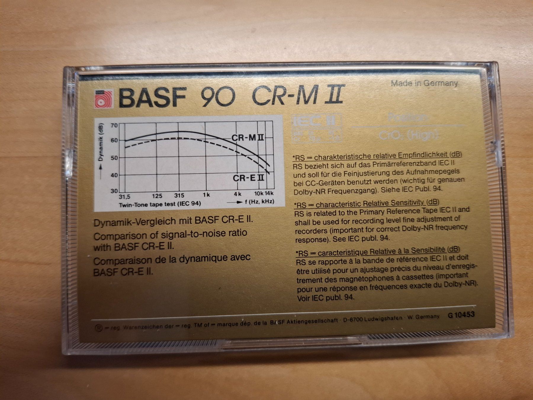 Musicassette: 10 Stück BASF 90 CR-M II / CrO2 High Position – Usato da Winterberg ZH venduto da Andora56 4