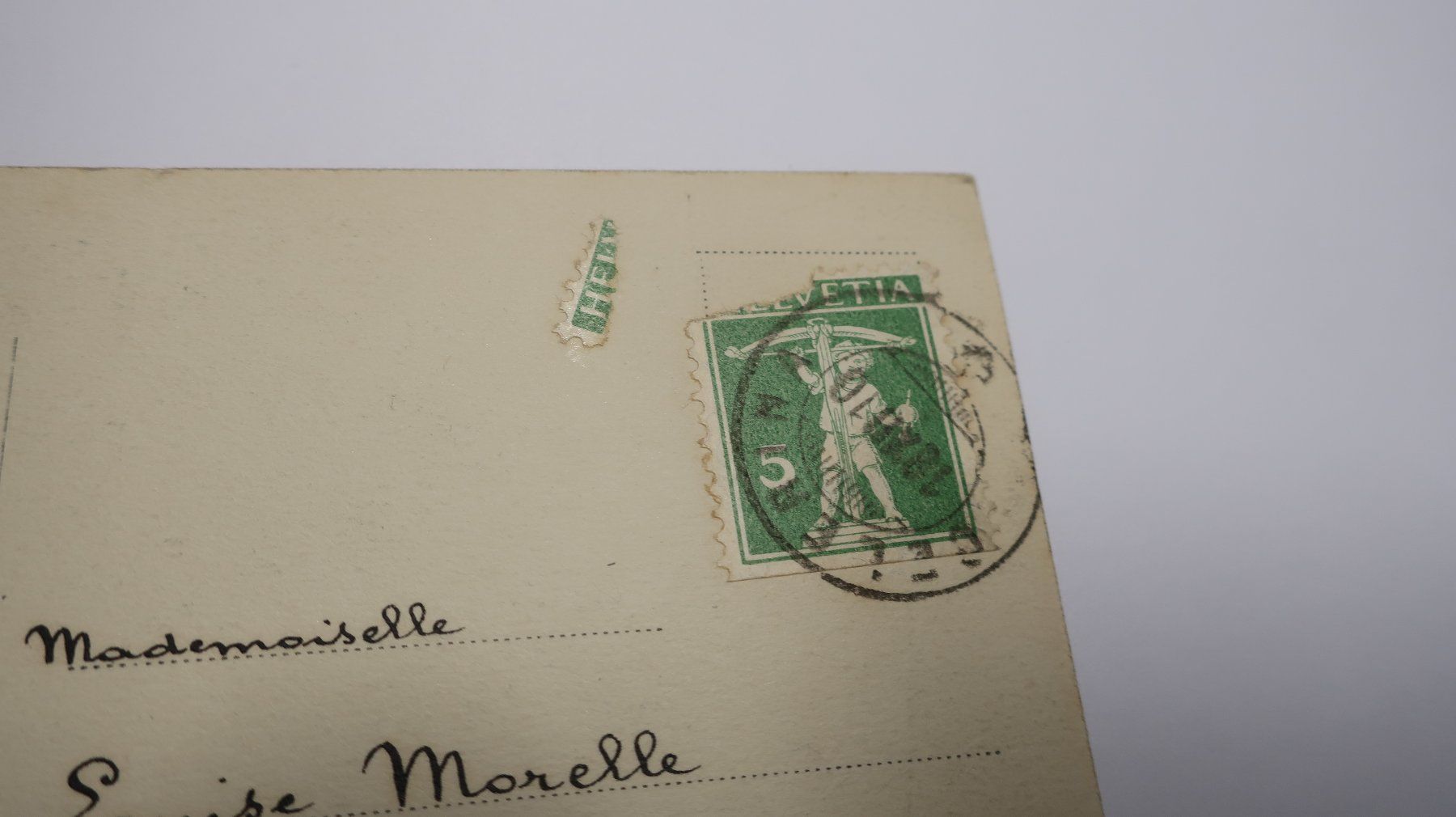 Ansichtskarten: Bei St. Moritz  1910 – Gebraucht aus Cormoret von Pascalll2001 5