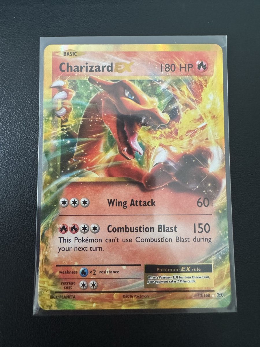 Pokémon Carte collezionabili: Pokémon XY Evolutions Charizard EX - 12/108 (EN) – Usato da Zürich venduto da mbu_z9ch