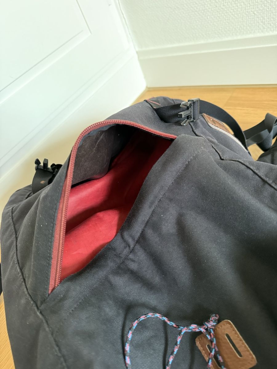Patagonia Zaini: Patagonia Rucksack schwarz/rot – Usato da St. Gallen venduto da calendula123 6